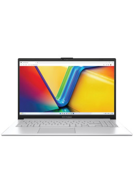 Ноутбук 15" Asus Vivobook Go 15 E1504FA-BQ534 (90NB0ZR1-M00UN0) Cool Silver 15.6" FullHD 1920х1080 IPS матовий, AMD Ryzen 5 7520U 2.8-4.3GHz, RAM 16GB, SSD 512GB, AMD Radeon Graphics, DOS