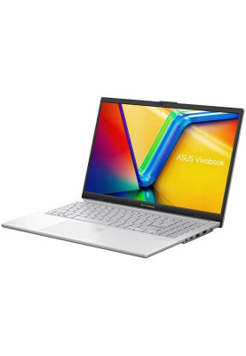 Ноутбук 15" Asus Vivobook Go 15 E1504FA-BQ534 (90NB0ZR1-M00UN0) Cool Silver 15.6" FullHD 1920х1080 IPS матовий, AMD Ryzen 5 7520U 2.8-4.3GHz, RAM 16GB, SSD 512GB, AMD Radeon Graphics, DOS