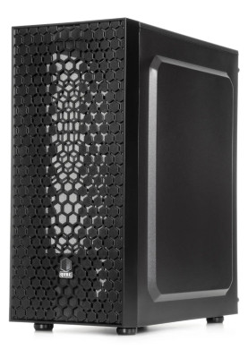 Корпус Qube CARNIVAL RGB Black, без БЖ, Mini Tower, ATX, Mini ITX, microATX, 1хUSB 3.0, 2хUSB 2.0, 365x185x413 мм, 4.8 кг (CARNIVAL_FCNU3)