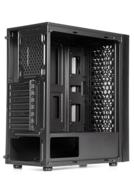 Корпус Qube CARNIVAL RGB Black, без БЖ, Mini Tower, ATX, Mini ITX, microATX, 1хUSB 3.0, 2хUSB 2.0, 365x185x413 мм, 4.8 кг (CARNIVAL_FCNU3)
