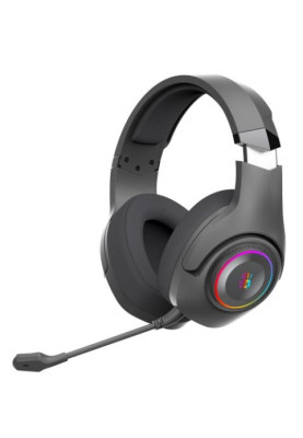 Навушники бездротові Bloody GR270 Black ігрові, мікрофон, RGB підсвічування, Bluetooth + 2.4GHz + 3.5 jack