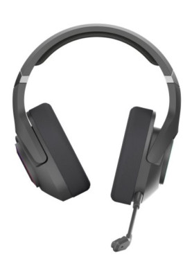 Навушники бездротові Bloody GR270 Black ігрові, мікрофон, RGB підсвічування, Bluetooth + 2.4GHz + 3.5 jack