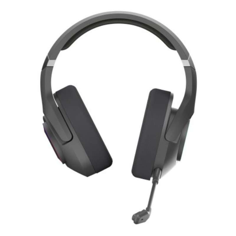 Навушники бездротові Bloody GR270 Black ігрові, мікрофон, RGB підсвічування, Bluetooth + 2.4GHz + 3.5 jack