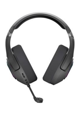 Навушники бездротові Bloody GR270 Black ігрові, мікрофон, RGB підсвічування, Bluetooth + 2.4GHz + 3.5 jack
