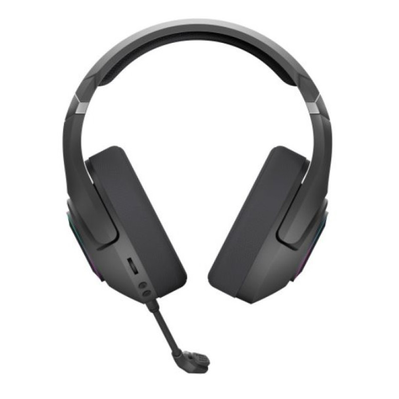 Навушники бездротові Bloody GR270 Black ігрові, мікрофон, RGB підсвічування, Bluetooth + 2.4GHz + 3.5 jack