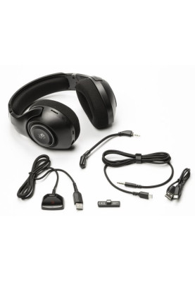 Навушники бездротові Bloody GR270 Black ігрові, мікрофон, RGB підсвічування, Bluetooth + 2.4GHz + 3.5 jack
