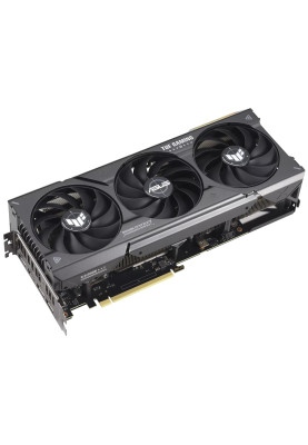 Відеокарта GeForce RTX 4070 SUPER, Asus, TUF GAMING OC, 12Gb GDDR6X, 192-bit, HDMI/3xDP, 2595/21000 MHz, 16-pin (TUF-RTX4070S-O12G-GAMING)