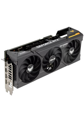 Відеокарта GeForce RTX 4070 SUPER, Asus, TUF GAMING OC, 12Gb GDDR6X, 192-bit, HDMI/3xDP, 2595/21000 MHz, 16-pin (TUF-RTX4070S-O12G-GAMING)