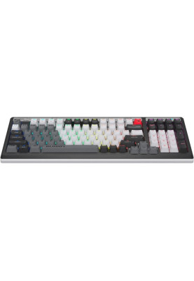Клавіатура Bloody B950 RGB Warrior Grey, механічна, ігрова, USB, RGB підсвічування, LK Libra Brown Switch