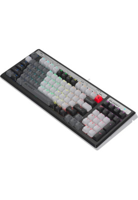 Клавіатура Bloody B950 RGB Warrior Grey, механічна, ігрова, USB, RGB підсвічування, LK Libra Brown Switch