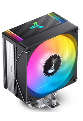 Кулер для процесора Jonsbo CR-1000 EVO ARGB, Black, алюміній/мідь, 1x120 мм ARGB PWM, для Intel 115x/1200/1700, AMD AMx/FMx