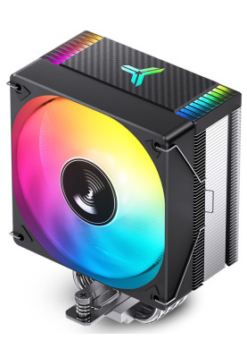 Кулер для процесора Jonsbo CR-1000 EVO ARGB, Black, алюміній/мідь, 1x120 мм ARGB PWM, для Intel 115x/1200/1700, AMD AMx/FMx