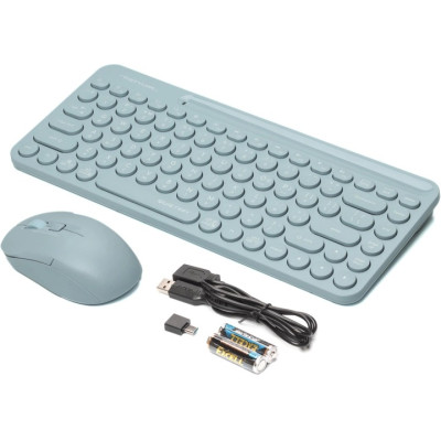 Комплект бездротовий A4Tech Fstyler FG3200 Air Blue, радіус дії до 15 м