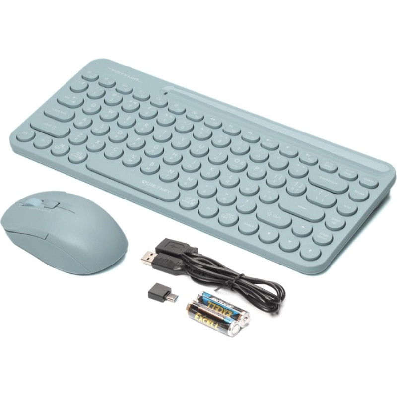 Комплект бездротовий A4Tech Fstyler FG3200 Air Blue, радіус дії до 15 м