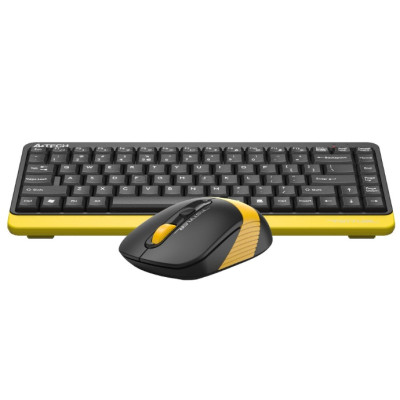 Комплект бездротовий A4Tech Fstyler FG1110 Bumblebee, радіус дії до 15 м