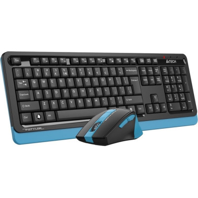Комплект бездротовий A4Tech Fstyler FG1035 Navy Blue, радіус дії до 15 м