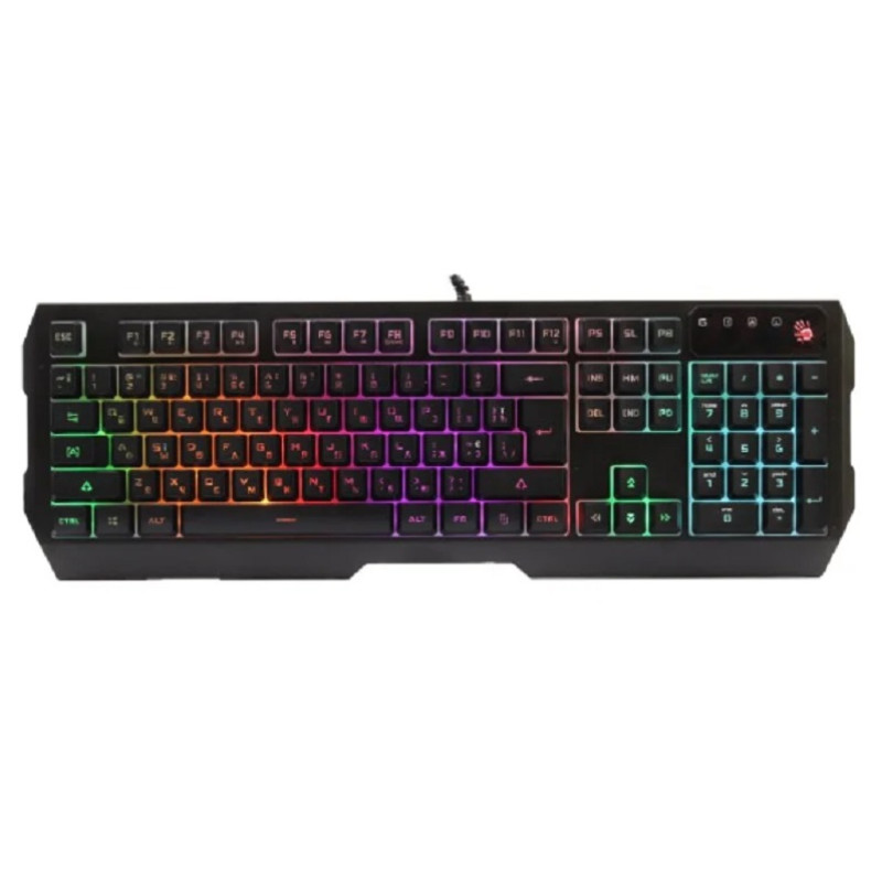 Комплект Bloody B1700, клавіатура+миша+килимок, Black, USB, LED-підсвічування клавіатури, LED підсвічування корпуса миші