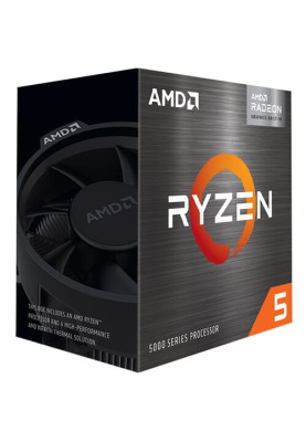 Процесор AMD (AM4) Ryzen 5 5500GT, Box, 6x3.6 GHz (Turbo Boost 4.4 GHz), Radeon Graphics, L3 16Mb, Cezanne, 7 nm, TDP 65 Вт, розблокований множник, кулер Wraith Stealth (100-100001489BOX)