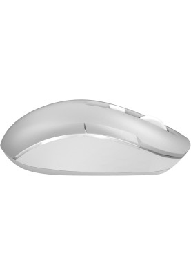 Миша A4Tech Fstyler FB26CS, Desk+Air, Icy White, оптична, Bluetooth / 2.4 ГГц, 1000/1600/2000 dpi, 4 кнопки, вбудований акумулятор, USB Type-C