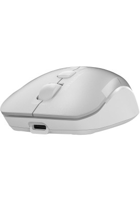 Миша A4Tech Fstyler FB26CS, Desk+Air, Icy White, оптична, Bluetooth / 2.4 ГГц, 1000/1600/2000 dpi, 4 кнопки, вбудований акумулятор, USB Type-C