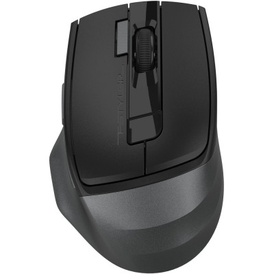 Миша A4Tech Fstyler FB45CS, Desk+Air, Stone Grey, оптична, Bluetooth / 2.4 ГГц, 1000/1600/2000 dpi, 7 кнопок, вбудований акумулятор, USB Type-C