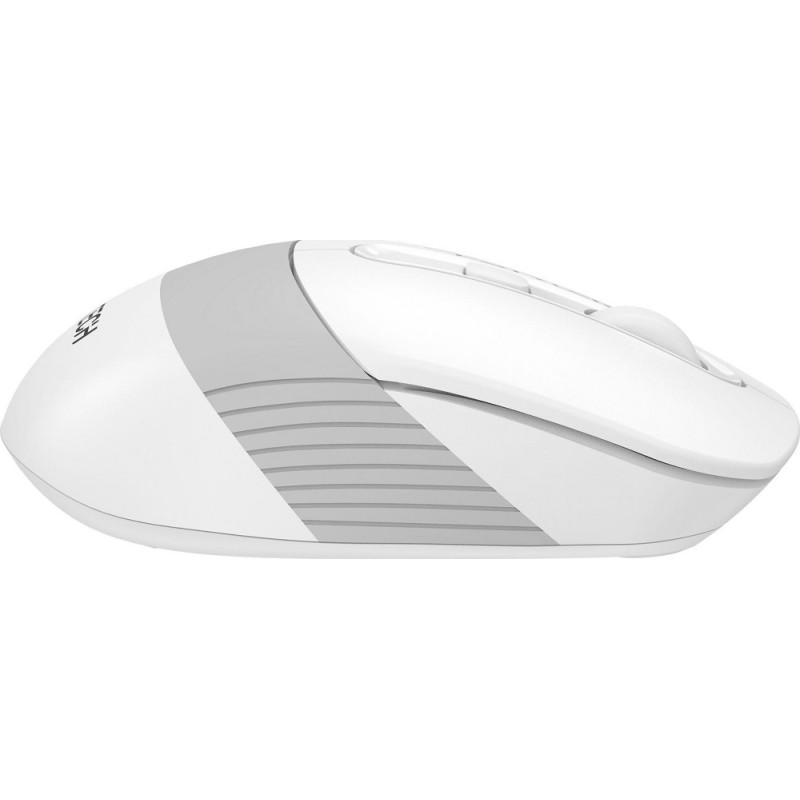 Миша A4Tech Fstyler FG10CS, Desk+Air, Grayish White, оптична, бездротова, 1000/1600/2000 dpi, 4 кнопки, вбудований акумулятор, USB/USB Type-C