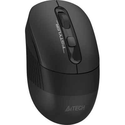 Миша A4Tech Fstyler FG10CS, Desk+Air, Stone Grey, оптична, бездротова, 1000/1600/2000 dpi, 4 кнопки, вбудований акумулятор, USB/USB Type-C