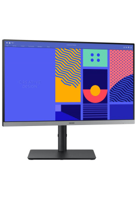 Монітор 24" Samsung S24C430, Black, WLED, IPS, 1920x1080, 4 мс, 100 Гц, 250 кд/м², 1000:1, 178°/178°, DP/HDMI/VGA, Vesa 100x100, 4xUSB 3.0, AMD FreeSync (LS24C430GAIXCI)