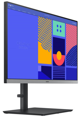 Монітор 24" Samsung S24C430, Black, WLED, IPS, 1920x1080, 4 мс, 100 Гц, 250 кд/м², 1000:1, 178°/178°, DP/HDMI/VGA, Vesa 100x100, 4xUSB 3.0, AMD FreeSync (LS24C430GAIXCI)