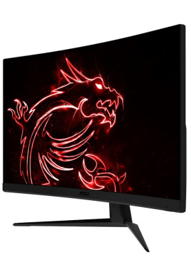 Монітор вигнутий 27" MSI G27C5 E2, Black, WLED, VA, 1920x1080 (16:9), 1 мс, 170 Гц, 250 кд/м², 3000:1, 1500R, 178°/178°, 2xHDMI/DP, VESA 100x100 мм, Adaptive Sync