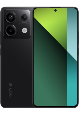 Смартфон Xiaomi Redmi Note 13 Pro 5G Midnight Black, 2 Nano-SIM, 6.67" (2712х1220, 120 гц) AMOLED, Qualcomm Snapdragon 7s Gen 2 (4x2.4 GHz + 4x1.95 GHz), RAM 8GB, ROM 256GB, GPS, Wi-Fi, BT, LTE, 4 Cam, Li-Ion 5100mAh, Android 13