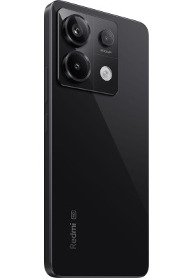 Смартфон Xiaomi Redmi Note 13 Pro 5G Midnight Black, 2 Nano-SIM, 6.67" (2712х1220, 120 гц) AMOLED, Qualcomm Snapdragon 7s Gen 2 (4x2.4 GHz + 4x1.95 GHz), RAM 8GB, ROM 256GB, GPS, Wi-Fi, BT, LTE, 4 Cam, Li-Ion 5100mAh, Android 13