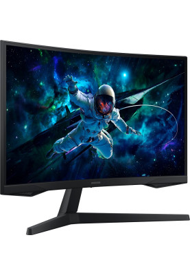 Монітор вигнутий 27" Samsung Odyssey G5, Black, WLED, VA, 2560x1440 (16:9), 1 мс, 165 Гц, 300 кд/м², HDR10, 2500:1, 1000R, 178°/178°, HDMI/DP, VESA 75x75 мм, FreeSync Premium (LS27CG550EIXCI)