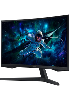 Монітор вигнутий 27" Samsung Odyssey G5, Black, WLED, VA, 2560x1440 (16:9), 1 мс, 165 Гц, 300 кд/м², HDR10, 2500:1, 1000R, 178°/178°, HDMI/DP, VESA 75x75 мм, FreeSync Premium (LS27CG550EIXCI)