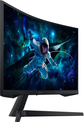 Монітор вигнутий 27" Samsung Odyssey G5, Black, WLED, VA, 2560x1440 (16:9), 1 мс, 165 Гц, 300 кд/м², HDR10, 2500:1, 1000R, 178°/178°, HDMI/DP, VESA 75x75 мм, FreeSync Premium (LS27CG550EIXCI)