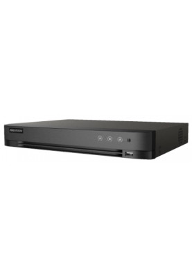 Відеореєстратор HDTVI HikVision iDS-7208HUHI-M1/S(C), Grey, H.265 Pro+, 8МП - 8к/с, 5МП - 12 к/с, 4МП - 15 к/с, 1 x SATA, 1 x HDMI, 1 x VGA, 8 х BNC, 1 х CVBS, Lan RJ45, 2xUSB