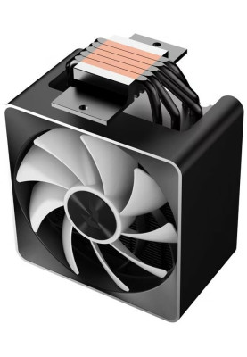 Кулер для процесора APNX AP1-V ARGB, Black, алюміній/мідь, 1x120 мм ARGB PWM, для Intel 1700/1200/115x, AMD AM5/AM4, висота 157 мм, до 245 Вт
