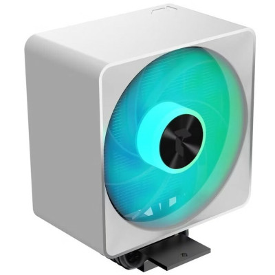 Кулер для процесора APNX AP1-V ARGB, White, алюміній/мідь, 1x120 мм ARGB PWM, для Intel 1700/1200/115x, AMD AM5/AM4, висота 157 мм, до 245 Вт