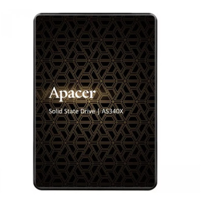 Твердотільний накопичувач 480Gb, Apacer AS340X, SATA3, 2.5", 3D TLC, 550/520 MB/s, Bulk (AP480GAS340XC)