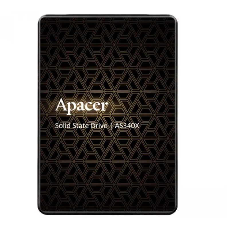 Твердотільний накопичувач 480Gb, Apacer AS340X, SATA3, 2.5", 3D TLC, 550/520 MB/s, Bulk (AP480GAS340XC)