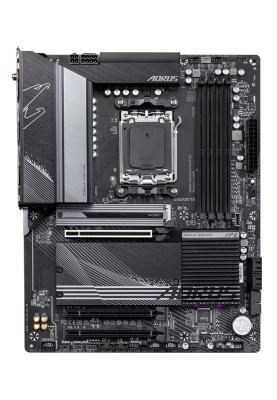 Материнська плата AM5 Gigabyte B650 AORUS ELITE AX V2, B650, 4xDDR5, Int.Video (CPU), 4xSATA3, 3xM.2, 1xPCI-E 4.0 16x, 2xPCI-E 3.0 16x, Realtek 7.1, Realtek 2.5Gb, WiFi 6E, Bluetooth 5.3, 10xUSB3.2/6xUSB2.0, HDMI/DP, ATX