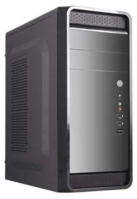 Корпус Frontier DURANT Black без БЖ, ATX/MicroATX/Mini ITX, 1x5.25",2x3.5",1x2.25", 395*215*445мм