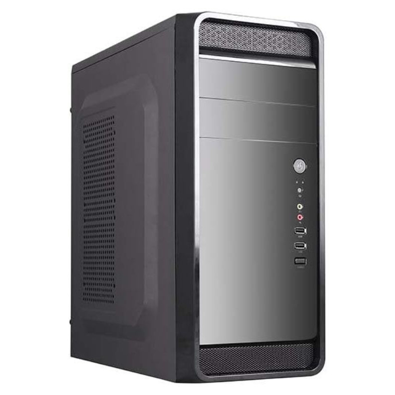 Корпус Frontier DURANT Black без БЖ, ATX/MicroATX/Mini ITX, 1x5.25",2x3.5",1x2.25", 395*215*445мм