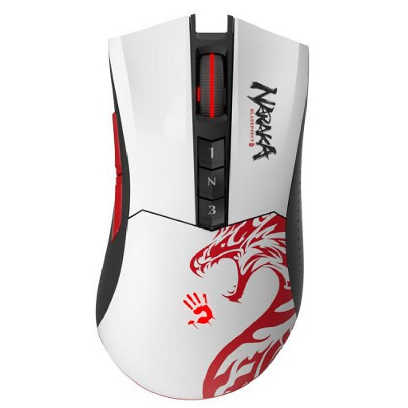 Миша Bloody R90 Plus Naraka, Wireless+USB, 5000 cpi, Bloody, metal feet, підсвічування