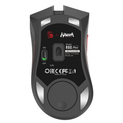 Миша Bloody R90 Plus Naraka, Wireless+USB, 5000 cpi, Bloody, metal feet, підсвічування