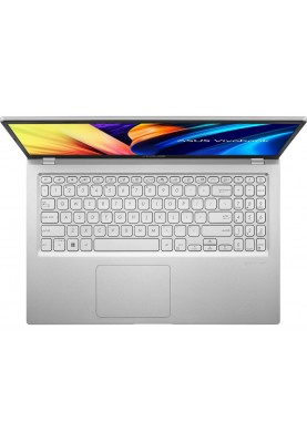 Ноутбук 15" Asus VivoBook 15 X1500EA-EJ4285 (90NB0TY6-M04RH0) Silver 15.6" FullHD 1920x1080 глянцевий, Intel Pentium Gold 7505 2.0-3.5GHz, RAM 8GB, SSD 512GB, Intel UHD Graphics, DOS