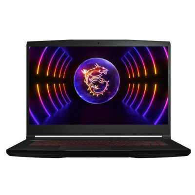 Ноутбук 15" MSI GF63 Thin 12VE-437US (THINGF6312437) Black 15.6" Full HD 1920x1080 IPS матовий 144Гц, Intel Core i5-12450H 2.0-4.4GHz, RAM 8Gb, SSD 512Gb, nVidia GeForce RTX 4050 6Gb, Windows 11 Home