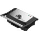 Електрогриль Liberton LPG-1400, Inox/Black, 1500W, закритий (двосторонній), індикатор готовності їжі, регульований контроль температури, відкривання на 180град, розмір пластини 28х17см, антипригарне покриття, піддон для жиру