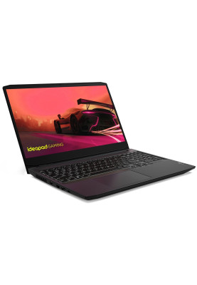 Ноутбук 15" Lenovo IdeaPad Gaming 3 15ACH6 (82K202BLRA) Shadow Black 15.6" FullHD 1920x1080 IPS матовий 165 Гц, AMD Ryzen 5 5500H 3.3-4.2GHz, RAM 16GB, SSD 512GB, nVidia GeForce RTX 2050 4GB, DOS