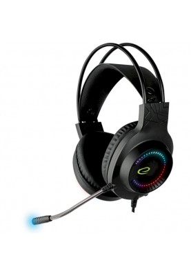 Навушники Esperanza Courser RGB 7.1, Black, USB, мікрофон, 105 дБ, 32 Ом, 1.5 м (EGH7100)